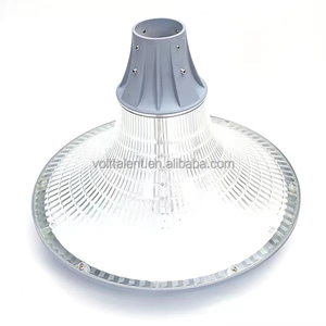 Lanterne de jardin conique avec éclairage d'ambiance à commande intelligente 50W, <span class=keywords><strong>lampe</strong></span> circulaire à montage sur poteau, luminaire extérieur pour allée urbaine - Product Image 4