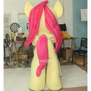 Costume de mascotte Funtoys personnalisé, cheval à quatre pattes, poney, <span class=keywords><strong>licorne</strong></span>, pour Halloween, Noël, <span class=keywords><strong>anniversaire</strong></span>, fête, carnaval, pour adulte - Product Image 5