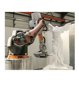 Braccio Robot per incisione industriale cina intelligenza artificiale a basso costo 6 assi 6 assi macchina Cnc Yaskawa italia HSD mandrino Tbi 6