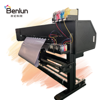 Impresora Eco-Solvente de Cabezal Único 1800 1900 Económica, Impresora Automática Rollo a Rollo para Publicidad