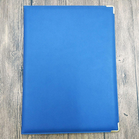 Document à couverture rigide personnalisé de format A4 A5, dossier d'organisation de fichiers en cuir Pu