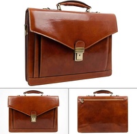 Personnalisé Vintage Hommes Grande Capacité Véritable Couche Supérieure En Cuir De Vachette 14 Pouces Sac Pour Ordinateur Portable Porte-Documents Bas quantité minimale de commande