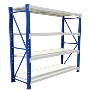 Light Medium Duty Adjustable Warehouse Shelves Multi Scene Easy Assembly for <b>Workshop</b> Retail Mall Business - Product Image 1