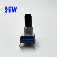 Potentiomètre vertical OEM d'usine 11 mm, axe isolé, 4 broches, linéaire rotatif A103k B103k, potentiomètre à vis