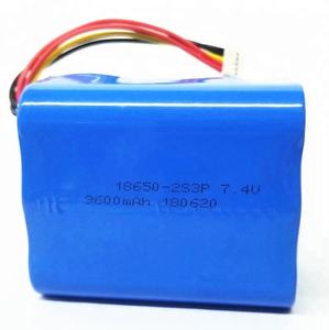 전력 배고픈 장치를위한 리튬 이온 <span class=keywords><strong>7.4v</strong></span> 1200mAh-1300mAh-1500mAh-1800mAh 고용량 충전식 18650 배터리 팩 - Product Image 6