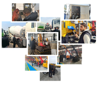 Camion compacteur de déchets 9Cube Mini 4x2 à chargement latéral, moteur diesel, transmission manuelle, pompe, Euro 2, fabriqué en Chine
