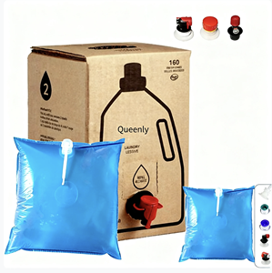Contenedor de plástico de 5 litros, bolsa BIB en caja, bolsa de detergente <span class=keywords><strong>para</strong></span> ropa de gran capacidad, contenedor de agua de plástico <span class=keywords><strong>para</strong></span> bolsa de llenado - Product Image 3