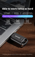 Clé USB Lexar JumpDrive V400 USB 3.0 32 Go 64 Go 128 Go 256 Go – Clé USB élégante pour PC