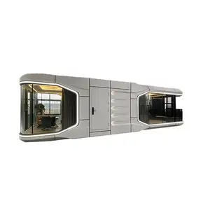 Luxury space capsule pod tiny smart home shipping resort hotel building modern modular container house