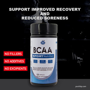 อาหารเสริมสำหรับการเจริญเติบโตของกล้ามเนื้อที่ดีที่สุด บีซีเอเอ สูตร 2:1:1 แอล-ลีวีน แอล-ไอโซลีวีน แอล-วาลีน 120 แคปซูล ISO - Product Image 5