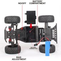 1:20 haute qualité alliage quatre roues motrices escalade télécommande hors route camion jouet 4 roues motrices RC escalade voiture