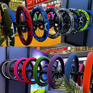 Pneumatici per Bicicletta Camouflage 26x2.50, Colori Rosso, Grigio, Giallo, Blu e Rosa, Gomme Mimetiche 26*2.5 - Product Image 1