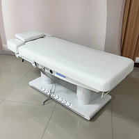 Meilleur Lit de Massage Portable Réglable, Table de Massage Intelligente Professionnelle Chauffée en Mousse à Mémoire de Forme pour Salon de SPA