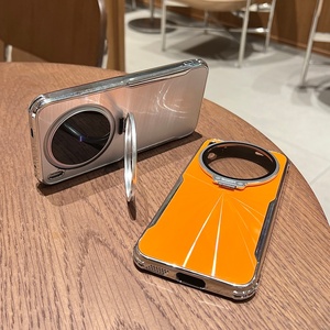 Fashion Electroplating CD Pattern Phone Case for Vivo X300 Pro With Hidden Lens <b>Film</b> Bracket Shockproof Protective Cover - Product Image 5
