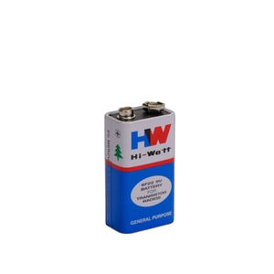 Pile sèche au carbone-zinc HW Brand <span class=keywords><strong>6F22</strong></span> 9V <span class=keywords><strong>006P</strong></span>, usage intensif, pour appareils ménagers, jouets, télécommandes, produits grand public - Product Image 2