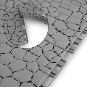 แผ่นปูกระเบื้องปูพื้นพีวีซีกัน<span class=keywords><strong>ลื่น</strong></span>สำหรับระบายน้ำกันลื่นสีเทาสำหรับสถานที่เปียกสำหรับเด็กสูงอายุเพื่อป้องกันการตก - Product Image 2