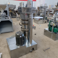 Nieuwe DINGSHEGN Koolstofstaal Automatische Koud-Warm Pers Oliepersmachine Olijfolie Theezaadolie Industrieel Gebruik 50kg/u