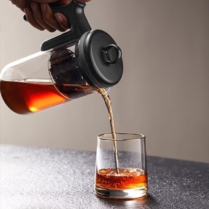 Tazza da tè trasparente con controllo dell'<span class=keywords><strong>acqua</strong></span> <span class=keywords><strong>a</strong></span> un pulsante, <span class=keywords><strong>in</strong></span> <span class=keywords><strong>vetro</strong></span> borosilicato di alta qualità, con filtro magnetico per la separazione del tè, per la casa - Product Image 3