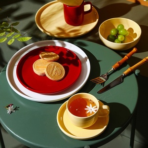 Juego <span class=keywords><strong>de</strong></span> Vajilla <span class=keywords><strong>de</strong></span> Cerámica Nórdica Colorida 2025, 16/24/36 Piezas, Platos, Tazones y Tazas Multicolores para Hotel, Restaurante y Hogar - Product Image 2