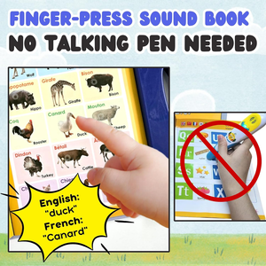 Libro Interactivo Bilingüe en Francés o Inglés de Cartón para Niños, Aprendizaje de Idiomas con Impresión Offset - Product Image 2