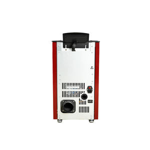 Poêle à granulés de bois compact de style moderne, personnalisable, CE, petit modèle rouge et noir, pour chauffage intérieur, avec télécommande WIFI - Product Image 5