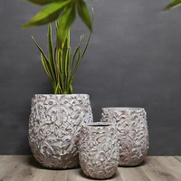 Pots à fleurs en fibre de ciment écologiques, durables, de forme personnalisée, de couleur personnalisée, pour une utilisation en intérieur/extérieur, jardin, maison, hôtel, restaurant