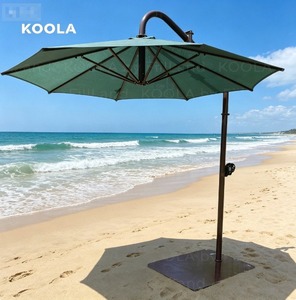 Commercial 4m Cantilever <b>Umbrella</b> Heavy Duty Steel Offset Outdoor Patio Parasol UV Waterproof for Pool Garden Hotel - Product Image 1