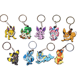 New arrivals 3D phim hoạt hình PVC Móc khóa phong cách phổ biến phim hoạt hình động vật cao su móc khóa cho quà tặng thủ công mỹ nghệ - Product Image 3