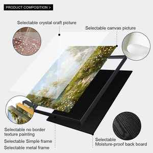 Decoración moderna lienzo pared arte impresión <span class=keywords><strong>paisaje</strong></span> <span class=keywords><strong>Rural</strong></span> <span class=keywords><strong>pintura</strong></span> personalizada enmarcada para el hogar Oficina dormitorio sala de estar decoración colgante de pared - Product Image 4