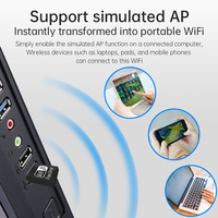 WIFI6 Tarjeta de red USB sin controlador Computadora de escritorio AX300 Receptor Wifi inalámbrico 802.11ax