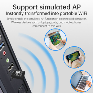 WIFI6 Treiber freie USB-Netzwerk karte Desktop-Computer AX300 Wireless <span class=keywords><strong>Wifi</strong></span> Receiver 802.11ax - Product Image 5