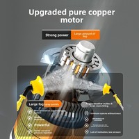 Pulverizador Eléctrico Automático de Mochila, Batería de Litio de Alto Voltaje, Pulverizador de Pesticidas de Doble Tanque para Jardín y Agricultura