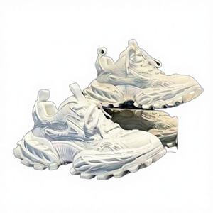 Chaussures Chunky Respirantes Antidérapantes en PVC, Style Décontracté à Plateforme, Tendance Mode, Lacets en Caoutchouc, pour Hommes et Femmes - Product Image 1