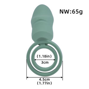 CityFun pene a forma di anello del cazzo vibratore 10 vibrazione figa stimolazione del pene Silicone anello del cazzo vibratore giocattoli del sesso per coppie - Product Image 3