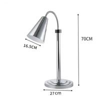 Lampe chauffante alimentaire commerciale portable, chauffe-plat électrique sur pied en fer, design élégant, économie d'énergie, température réglable