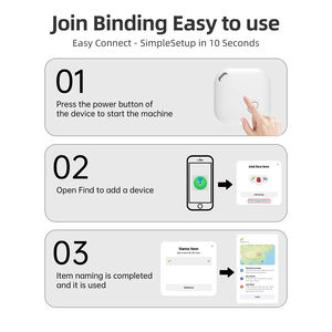 جهاز تعقب ذكي FindMy محدد موقع بلوتوث مفتاح مكتشف صغير لمكافحة فقدان الإنذار العثور على علامات الهواء الخاصة بي لأجهزة IOS <span class=keywords><strong>iPhone</strong></span> - Product Image 3