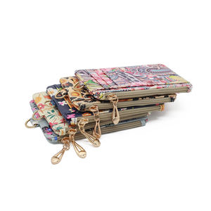 कस्टम लोगो पोर्टेबल कार्ड और सिक्का धारक वाटरप्रूफ वॉलेट के साथ लानीनार्ड और जिपर व्यक्तिगत क्रेडिट कार्ड पर्स - Product Image 2