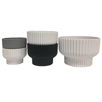 Vases à fleurs en plastique blancs élégants au design nordique moderne, durables, légers, écologiques, pour l'intérieur et l'extérieur, maison, jardin, shopping