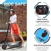 Entrega rápida desde el almacén de la UE Patinete eléctrico plegable para adultos 350W con APP Escooter e scooters