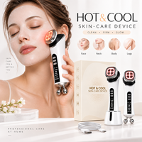 Appareil anti-rides à succès, alimenté par USB, commande filaire manuelle, batterie au lithium, masseur facial liftant pour la peau, rouleau de massage facial