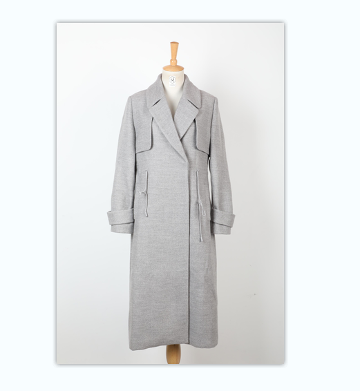 Зимнее высококачественное женское длинное шерстяное пальто в студенческом стиле