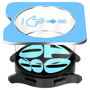 Con kit de herramientas de Alineación automática Vidrio templado HD para Samsung <span class=keywords><strong>Watch</strong></span> 4 5 6 40mm 44mm Protector de pantalla para Samsung <span class=keywords><strong>Watch</strong></span> 5 Pro 45mm - Product Image 2