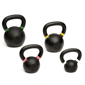 Kettlebells en fonte au prix d'usine, de haute qualité, durables, <span class=keywords><strong>avec</strong></span> revêtement en poudre, couleur de l'anneau personnalisable, poids libres - Product Image 3