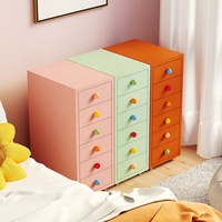 Commode moderne en métal avec 6 tiroirs, grand meuble de rangement pour chambre à coucher, salon, commode pour enfants, tiroirs personnalisables en couleur