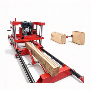 CX600 Gasoline Log Moulder 5000mm Guide Rail 4pcs Cutting <b>Tools</b> Round Log <b>Profiling</b> Machine Max 4000mm Processing Length - Product Image 1