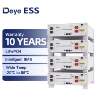 Batterie Deye 5kwh 10kwh 15kwh 20kwh 100ah pack lithium SE-G5.1Pro-B batterie Lifepo4 pour onduleur 40-60V