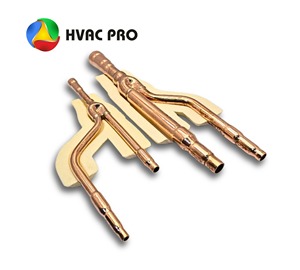 ข้อต่อทองแดงคุณภาพสูงรูปตัว Y สำหรับระบบ HVAC ข้อต่อท่อทำความเย็น รุ่น DA ตัวแยกท่อแอร์ ทนทาน - Product Image 3