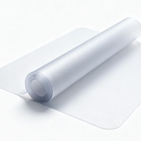 Nappe de table en PVC givré transparent gaufré, durable, 80x120cm, épaisseur 1,5mm, inodore, résistante au rétrécissement et aux taches, vente en gros