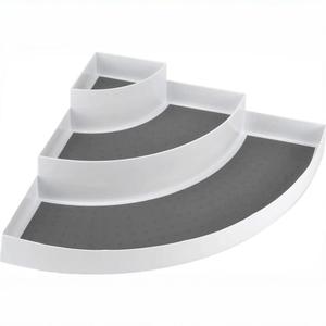 Groothandel Keuken Multi-Functionele Hoek Plank Drielaagse Waaiervormige Antislip Kruiderij Opbergrek Voor Huishoudelijke Keuken Gebruik - Product Image 1