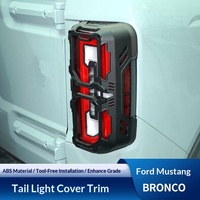 Cache-Feu Arrière Décoratif en ABS pour Ford Bronco 2021-2025 – Adaptation Tout-Terrain et Modification